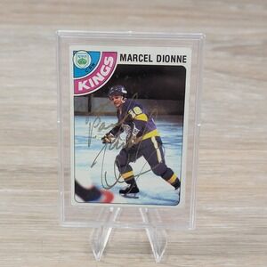Marcel Dionne Signed Los Angeles Kings 1978 Topps Autographed Hockey Card